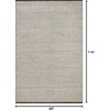 image:imageLoloi Angela Rose Colton Collection CON04 NaturalIvory 50 x 70 38 Pile Height Area RugIvory  Black