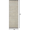 image:imageLoloi Angela Rose Colton Collection CON04 NaturalIvory 50 x 70 38 Pile Height Area RugIvory  Black