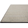 image:imageLoloi Angela Rose Colton Collection CON04 NaturalIvory 50 x 70 38 Pile Height Area RugIvory  Black
