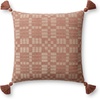 image:imageLoloi Chris Loves Julia Ellery Collection PCJ0017 Clay 18 x 18 Cover wDown PillowCover Only