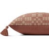 image:imageLoloi Chris Loves Julia Ellery Collection PCJ0017 Clay 18 x 18 Cover wDown PillowCover Only
