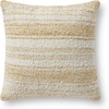 image:imageLoloi Chris Loves Julia x Pillows Collection PCJ0001 GoldIvory 18 x 18 wPoly PillowGold  Ivory