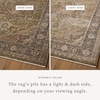image:imageLoloi Haywood Collection HYD01 GraniteNatural 53 x 77 Area RugMoss  Charcoal