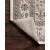 image:imageLoloi II Teagan Collection TEA07 NaturalDenim 711 x 106 25 Thick Area Rug Soft Durable Neutral Woven Low Pile NonShedding Easy Clean Living Room RugOatmeal  Ivory