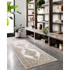 image:imageLoloi II Teagan Collection TEA07 NaturalDenim 711 x 106 25 Thick Area Rug Soft Durable Neutral Woven Low Pile NonShedding Easy Clean Living Room RugOatmeal  Ivory