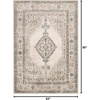 image:imageLoloi II Teagan Collection TEA07 NaturalDenim 711 x 106 25 Thick Area Rug Soft Durable Neutral Woven Low Pile NonShedding Easy Clean Living Room RugOatmeal  Ivory
