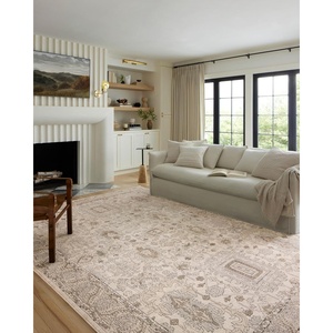 image:imageLoloi II Teagan Collection TEA07 NaturalDenim 711 x 106 25 Thick Area Rug Soft Durable Neutral Woven Low Pile NonShedding Easy Clean Living Room RugIvory  Sand