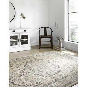 image:imageLoloi II Teagan Collection TEA07 NaturalDenim 711 x 106 25 Thick Area Rug Soft Durable Neutral Woven Low Pile NonShedding Easy Clean Living Room RugNatural  Lt Grey