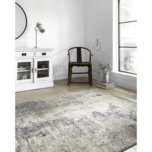 image:imageLoloi II Teagan Collection TEA07 NaturalDenim 711 x 106 25 Thick Area Rug Soft Durable Neutral Woven Low Pile NonShedding Easy Clean Living Room RugNatural  Denim