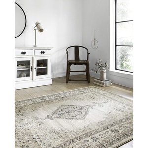 image:imageLoloi II Teagan Collection TEA07 NaturalDenim 711 x 106 25 Thick Area Rug Soft Durable Neutral Woven Low Pile NonShedding Easy Clean Living Room RugOatmeal  Ivory