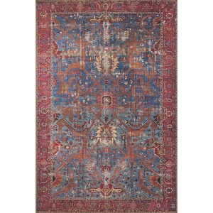 image:imageLoloi Loren Collection LQ16 SpiceMulti 76 x 96 Area RugBlue  Red