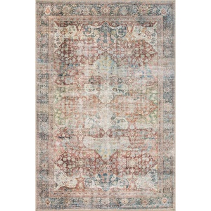 image:imageLoloi Loren Collection LQ16 SpiceMulti 76 x 96 Area RugBrick  Multi