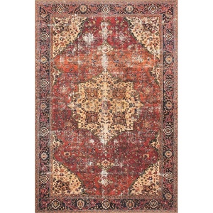 image:imageLoloi Loren Collection LQ16 SpiceMulti 76 x 96 Area RugRed  Navy