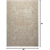 image:imageLoloi Chris Loves Julia x Rosemarie Collection ROE05 OatmealLavender 710 x 10 Area RugIvory  Natural