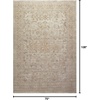 image:imageLoloi Chris Loves Julia x Rosemarie Collection ROE05 OatmealLavender 710 x 10 Area RugIvory  Natural