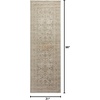 image:imageLoloi Chris Loves Julia x Rosemarie Collection ROE05 OatmealLavender 710 x 10 Area RugIvory  Natural