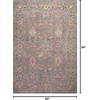image:imageLoloi Chris Loves Julia x Rosemarie Collection ROE05 OatmealLavender 710 x 10 Area RugStone  Multi