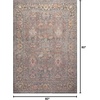 image:imageLoloi Chris Loves Julia x Rosemarie Collection ROE05 OatmealLavender 710 x 10 Area RugStone  Multi