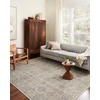 image:imageLoloi Hathaway Collection HTH06 BlushMulti 76 x 96 25 Thick Area Rug Soft Durable Printed Modern Low Pile NonShedding Easy Clean Living Room RugBeige  Multi
