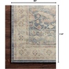 image:imageLoloi Hathaway Collection HTH06 BlushMulti 76 x 96 25 Thick Area Rug Soft Durable Printed Modern Low Pile NonShedding Easy Clean Living Room RugDenim  Multi