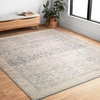 image:imageLoloi Hathaway Collection HTH06 BlushMulti 76 x 96 25 Thick Area Rug Soft Durable Printed Modern Low Pile NonShedding Easy Clean Living Room RugDenim  Multi