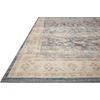 image:imageLoloi Hathaway Collection HTH06 BlushMulti 76 x 96 25 Thick Area Rug Soft Durable Printed Modern Low Pile NonShedding Easy Clean Living Room RugDenim  Multi