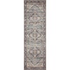 image:imageLoloi Hathaway Collection HTH06 BlushMulti 76 x 96 25 Thick Area Rug Soft Durable Printed Modern Low Pile NonShedding Easy Clean Living Room RugNavy  Multi