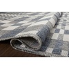 image:imageLoloi II Rainier Collection RAI05 NaturalIvory IndoorOutdoor 53 x 77 Area RugIvory  Denim