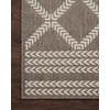 image:imageLoloi II Rainier Collection RAI05 NaturalIvory IndoorOutdoor 53 x 77 Area RugLight Brown  Ivory