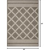 image:imageLoloi II Rainier Collection RAI05 NaturalIvory IndoorOutdoor 53 x 77 Area RugLight Brown  Ivory