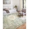 image:imageLoloi II Rosette ClayIvory 76 x 96 Area RugTeal  Ivory