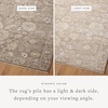 image:imageLoloi Magnolia Home by Joanna Gaines Pace Collection PAC06 ForrestNatural 710 x 10 Area RugTaupe  Wheat