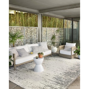 image:imageLoloi II Rainier Collection RAI05 NaturalIvory IndoorOutdoor 53 x 77 Area RugIvory  Grey