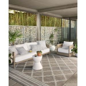 image:imageLoloi II Rainier Collection RAI05 NaturalIvory IndoorOutdoor 53 x 77 Area RugNatural  Ivory