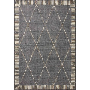 image:imageLoloi II Rainier Collection RAI05 NaturalIvory IndoorOutdoor 53 x 77 Area RugSlate  Multi