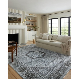 image:imageLoloi Odette Collection ODT02 SilverIvory 710 x 10 Area RugSky  Charcoal
