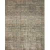 image:imageLoloi Amber Lewis Morgan Collection MOG03 DenimMulti 73 x 93 38 Thick Area Rug feat CloudPile Neutral Room Dcor Vintage Inspired Livingroom Bedroom Dining AreaSea  Sage