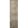 image:imageLoloi Amber Lewis Morgan Collection MOG03 DenimMulti 73 x 93 38 Thick Area Rug feat CloudPile Neutral Room Dcor Vintage Inspired Livingroom Bedroom Dining AreaSea  Sage