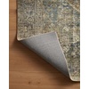 image:imageLoloi Amber Lewis Morgan Collection MOG03 DenimMulti 73 x 93 38 Thick Area Rug feat CloudPile Neutral Room Dcor Vintage Inspired Livingroom Bedroom Dining AreaSpice  Lagoon