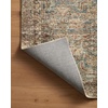 image:imageLoloi Amber Lewis Morgan Collection MOG03 DenimMulti 73 x 93 38 Thick Area Rug feat CloudPile Neutral Room Dcor Vintage Inspired Livingroom Bedroom Dining AreaSea  Sage