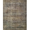image:imageLoloi Amber Lewis Morgan Collection MOG03 DenimMulti 73 x 93 38 Thick Area Rug feat CloudPile Neutral Room Dcor Vintage Inspired Livingroom Bedroom Dining AreaSpice  Lagoon