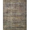 image:imageLoloi Amber Lewis Morgan Collection MOG03 DenimMulti 73 x 93 38 Thick Area Rug feat CloudPile Neutral Room Dcor Vintage Inspired Livingroom Bedroom Dining AreaSpice  Lagoon