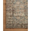 image:imageLoloi Amber Lewis Morgan Collection MOG03 DenimMulti 73 x 93 38 Thick Area Rug feat CloudPile Neutral Room Dcor Vintage Inspired Livingroom Bedroom Dining AreaSea  Sage
