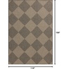 image:imageLoloi Chris Loves Julia Providence Collection PRC07 DoveCharcoal 5 x 77 12 Pile Height IndoorOutdoor Area RugGraphite  Sand