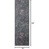 image:imageLoloi Giada Collection GIA05 GoldMulti Traditional Area Rug 710 x 10Dark Bluemulti