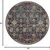 image:imageLoloi Giada Collection GIA05 GoldMulti Traditional Area Rug 710 x 10Dark Bluemulti