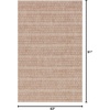image:imageLoloi Isle Collection IE09 BrownBlack 53 x 77 Area RugBeige  Rust