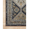 image:imageLoloi Jocelyn Collection JOC07 KhakiMulti 710 x 10 38 Thick Area RugNavy  Blue