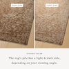 image:imageLoloi Magnolia Home by Joanna Gaines Junie Collection JUE06 LagoonNatural 710 x 102 38 Pile Height Area RugClay  Natural