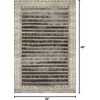 image:imageLoloi Mika MIK11 Ant Ivory IndoorOutdoor Area Rug 53 x 78Dark Graywhite